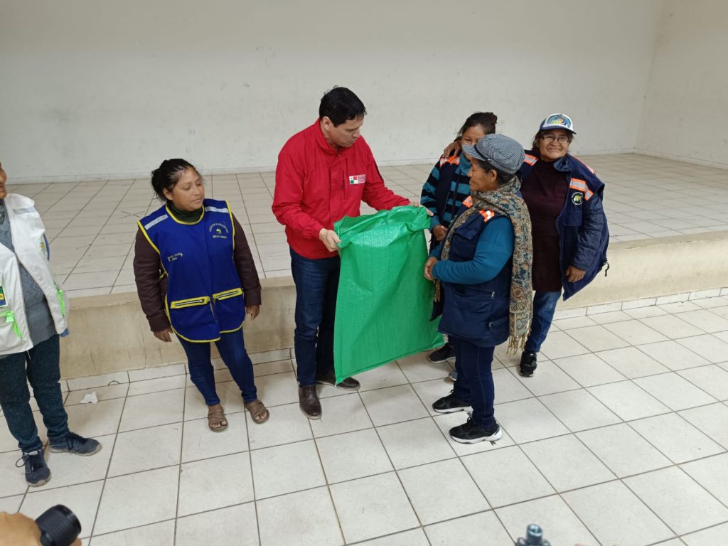 Lanzaron el programa de reciclaje inclusivo de Montero